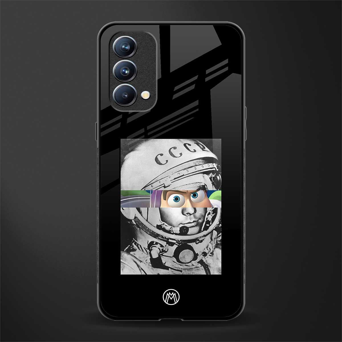 buzz lightyear astronaut mobile glass case for oppo f19 image