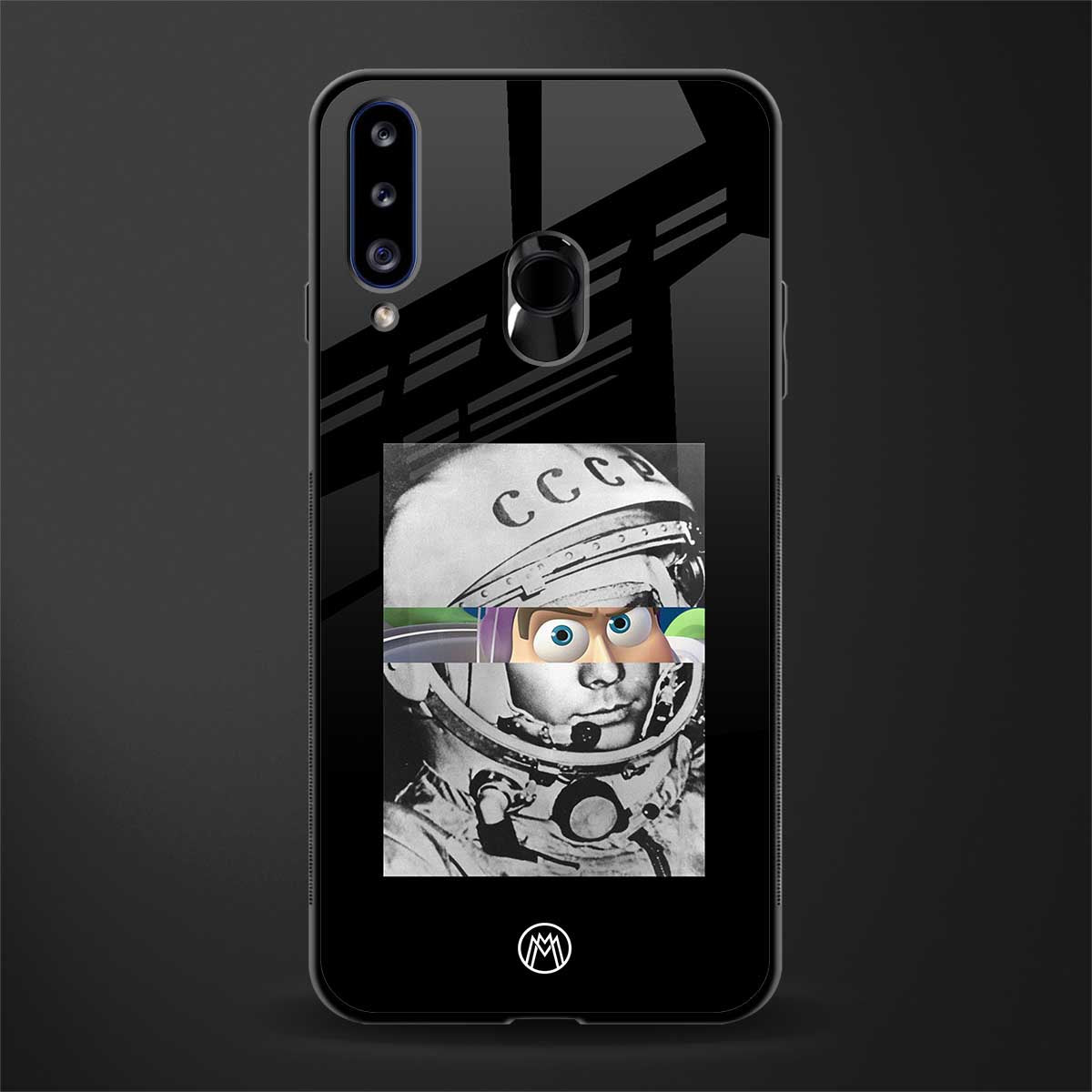 buzz lightyear astronaut mobile glass case for samsung galaxy a20s image