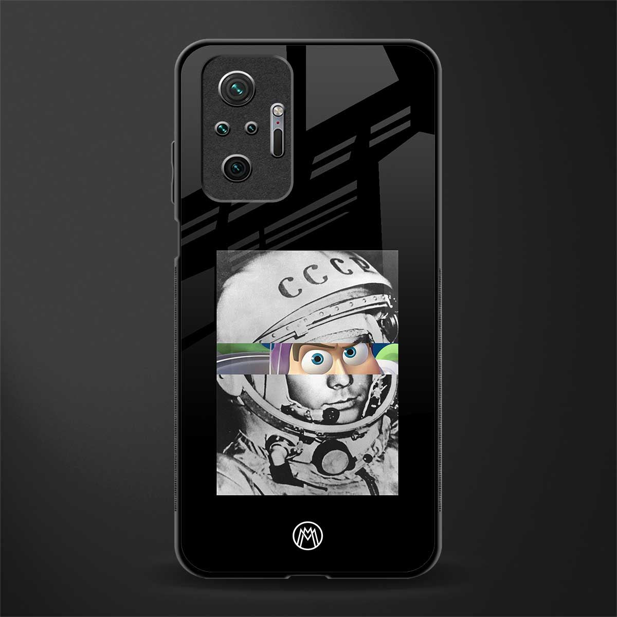 buzz lightyear astronaut mobile glass case for redmi note 10 pro image