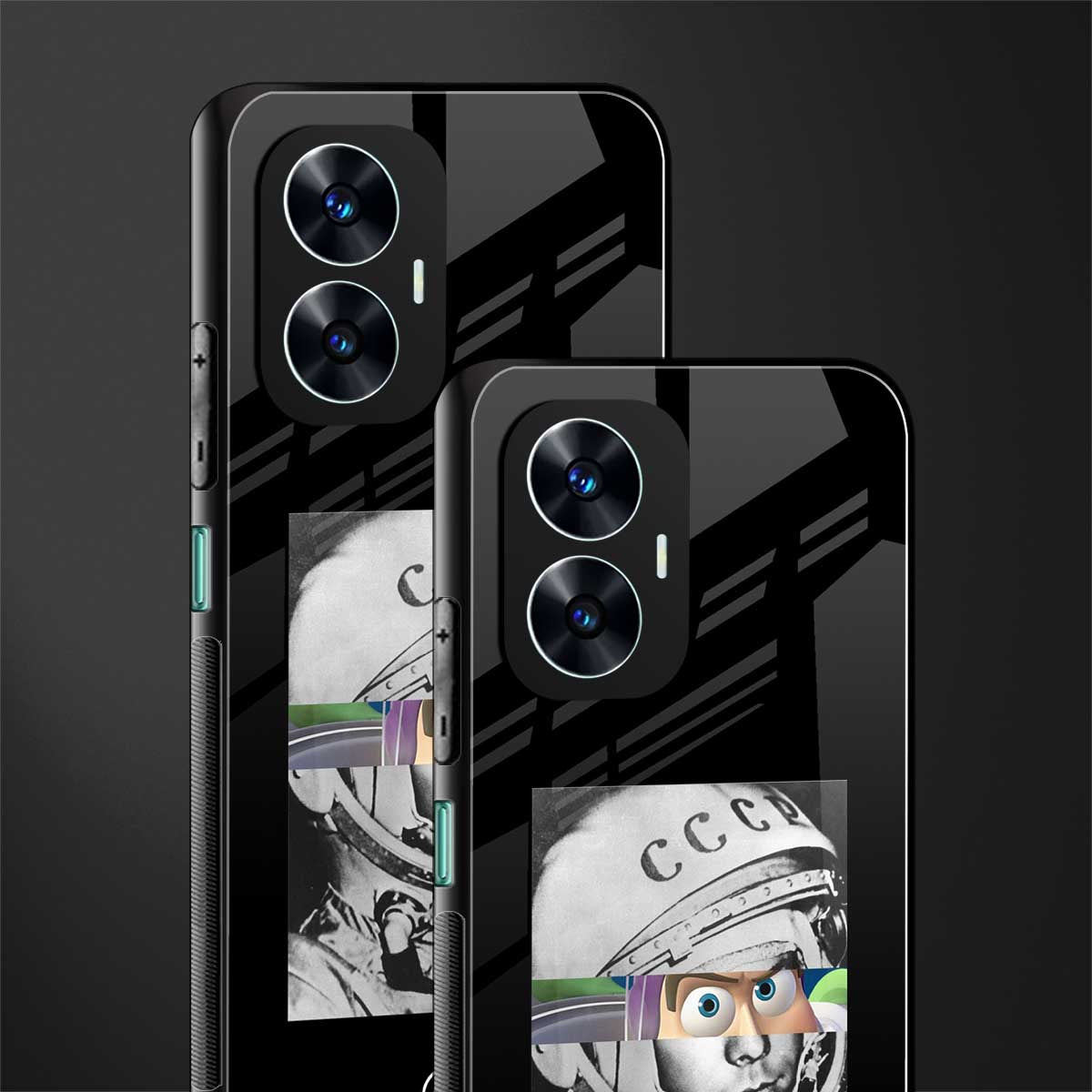 buzz lightyear astronaut mobile back phone cover | glass case for realme c55