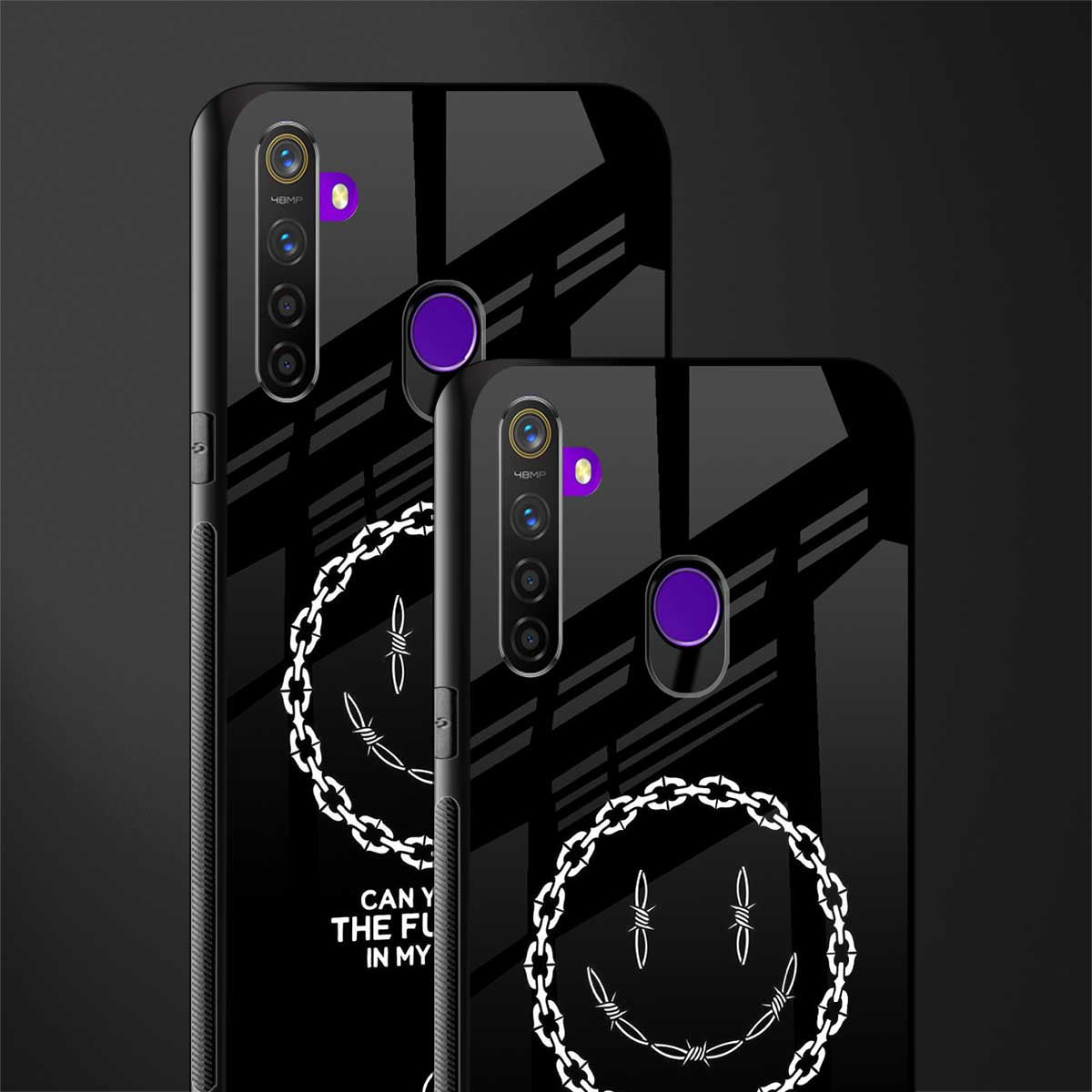 buzz off glass case for realme 5s image-2