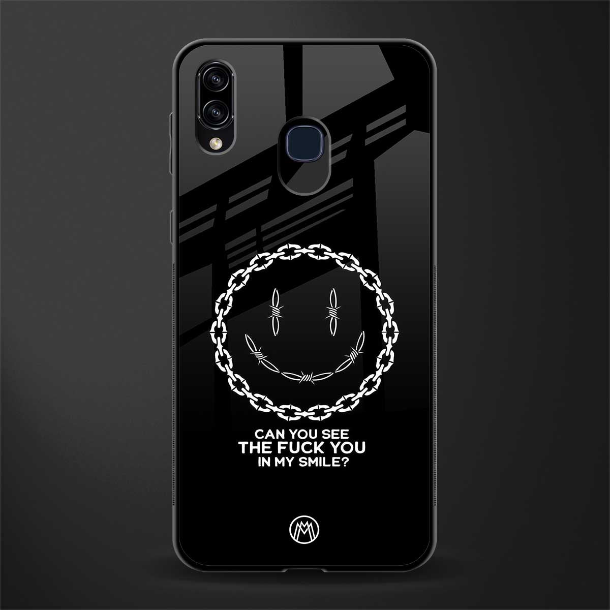 buzz off glass case for samsung galaxy a30 image