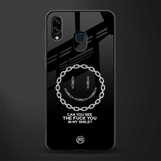 buzz off glass case for samsung galaxy a30 image