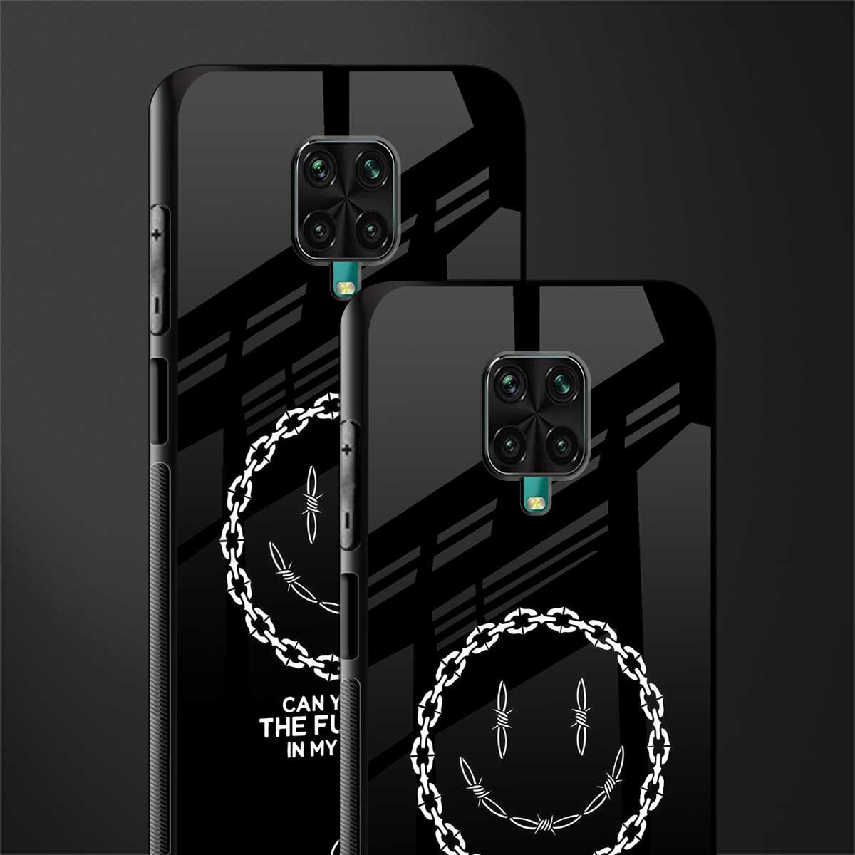 buzz off glass case for redmi note 9 pro max image-2
