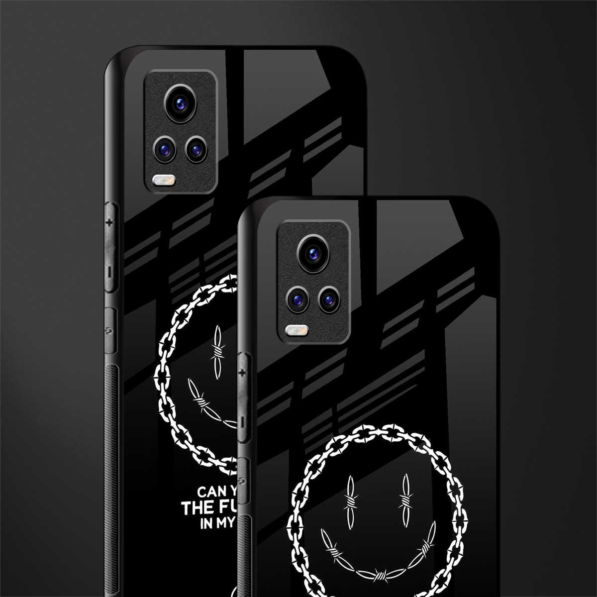 buzz off back phone cover | glass case for vivo y73