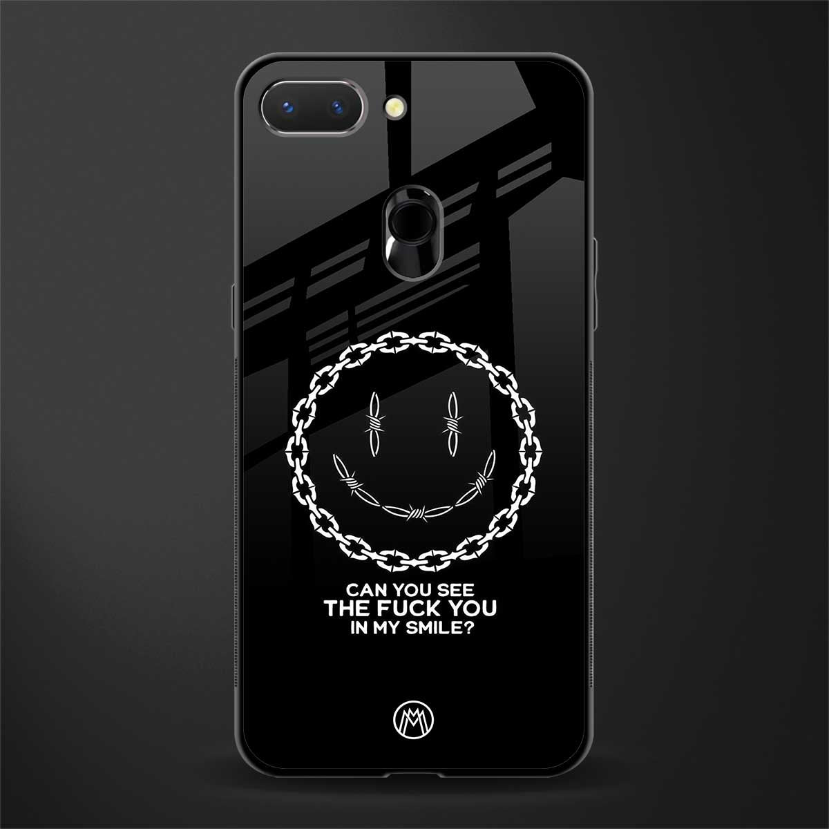 buzz off glass case for oppo a5 image