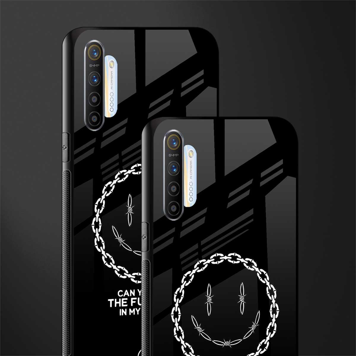 buzz off glass case for realme x2 image-2