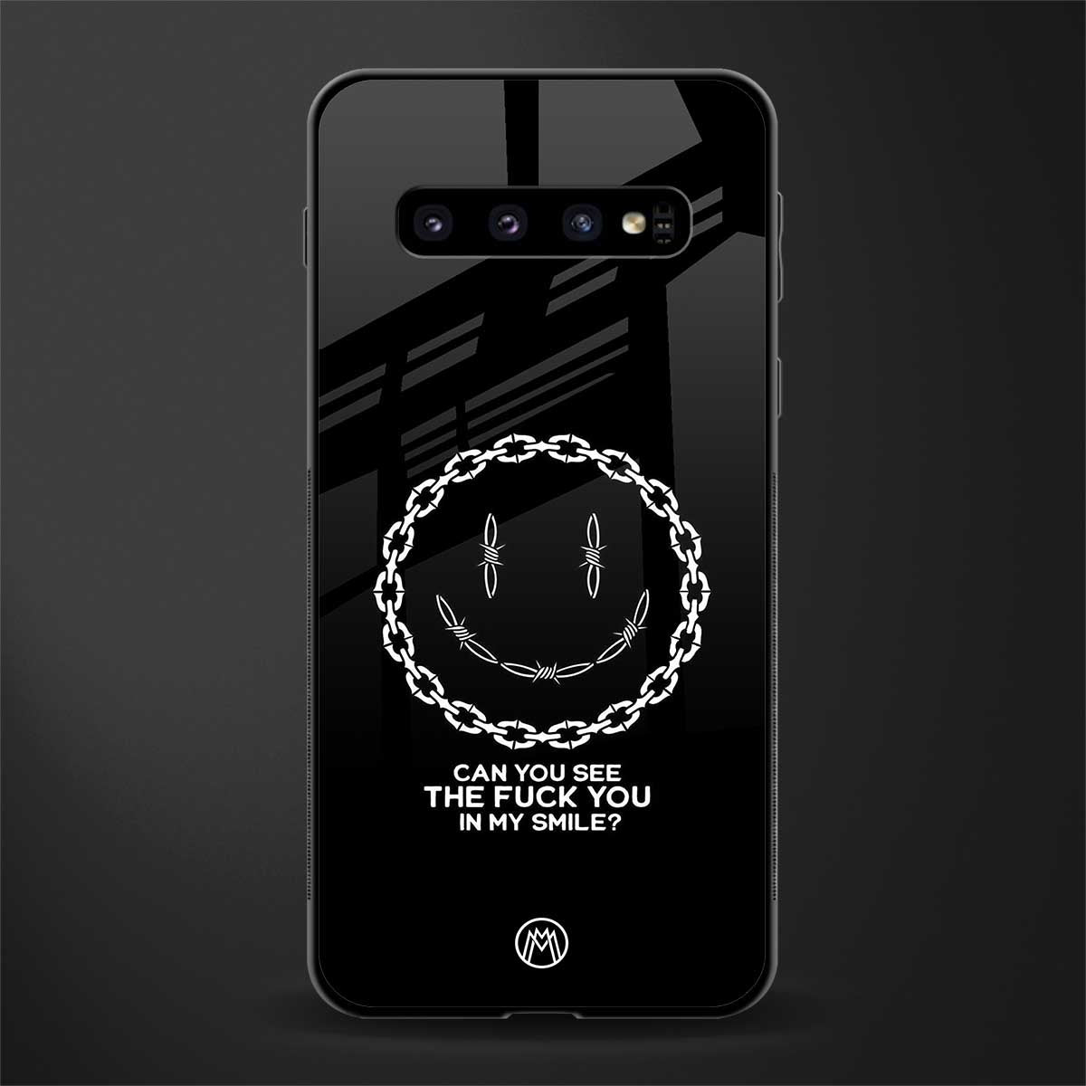 buzz off glass case for samsung galaxy s10 plus image