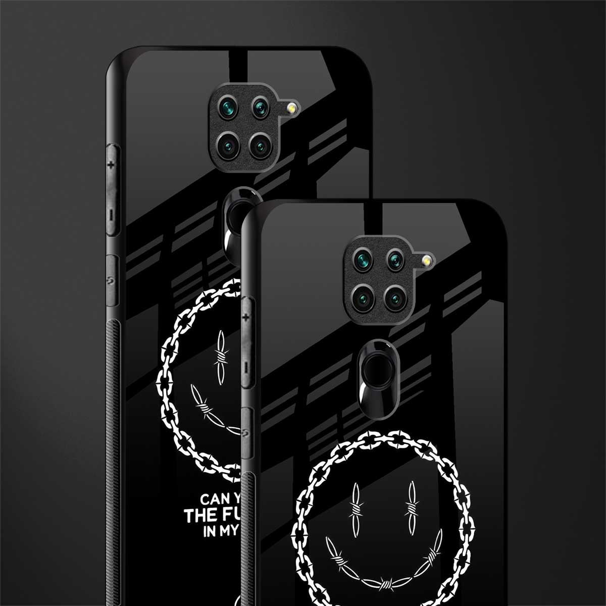 buzz off glass case for redmi note 9 image-2