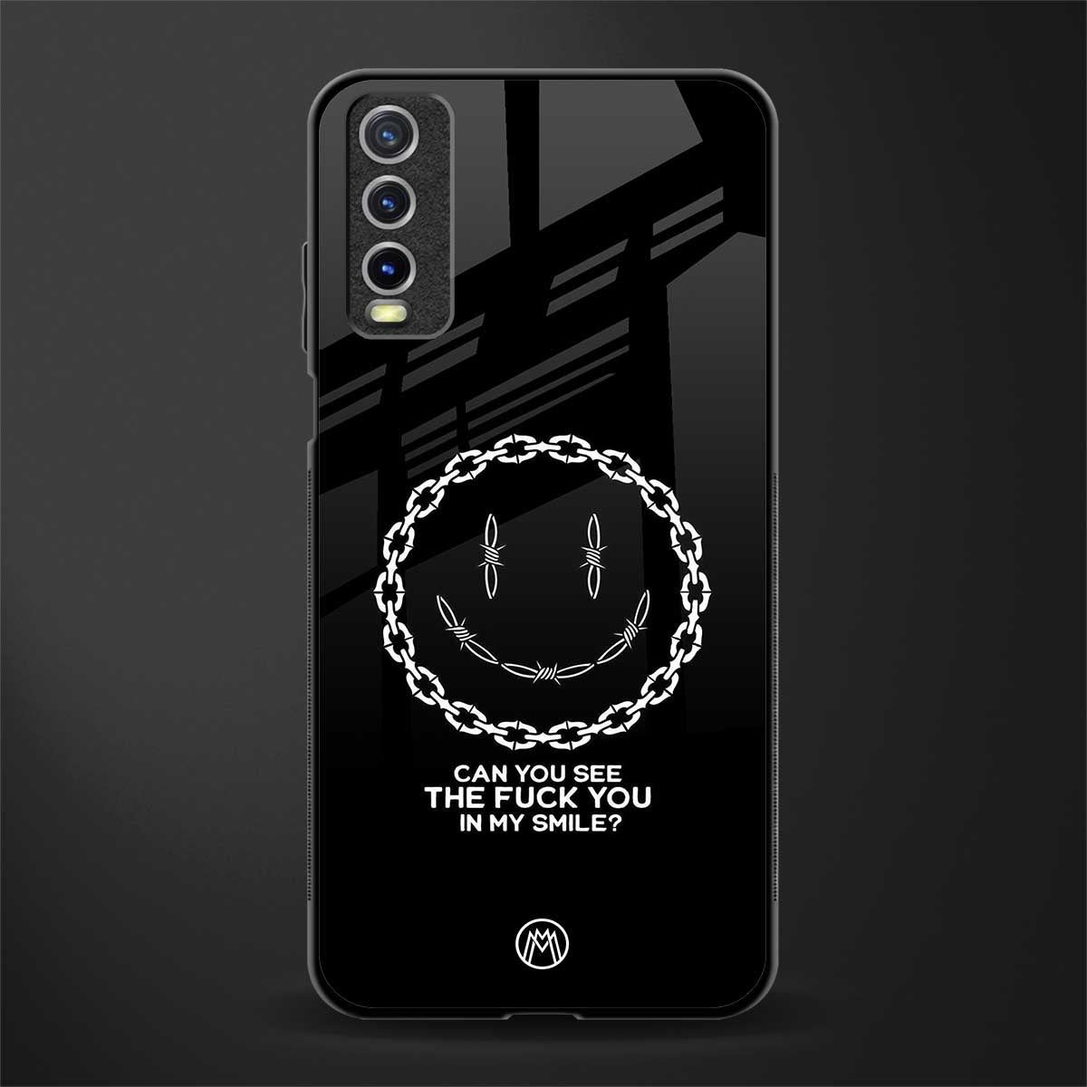 buzz off glass case for vivo y20 image