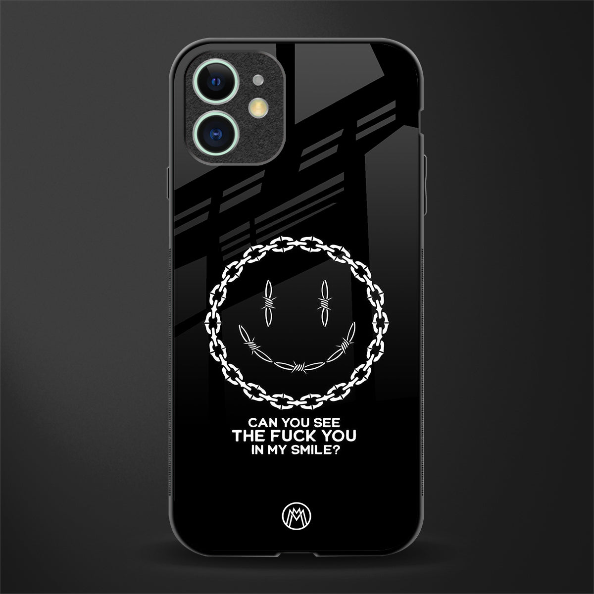 buzz off glass case for iphone 11 image