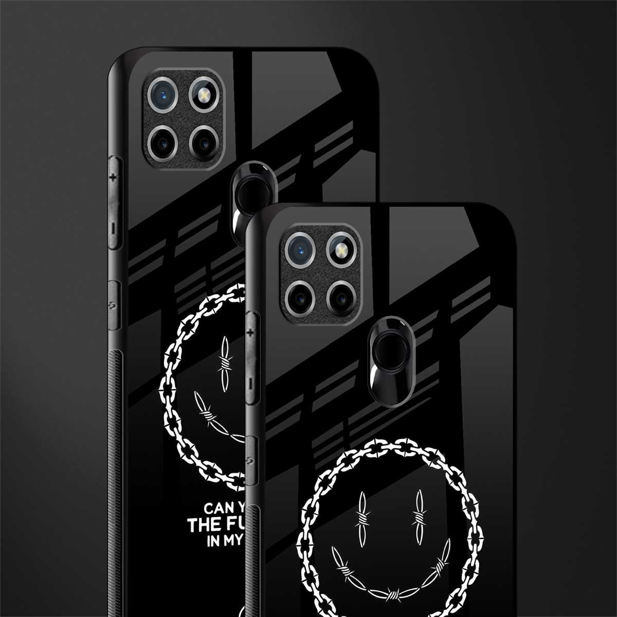 buzz off glass case for realme c21 image-2