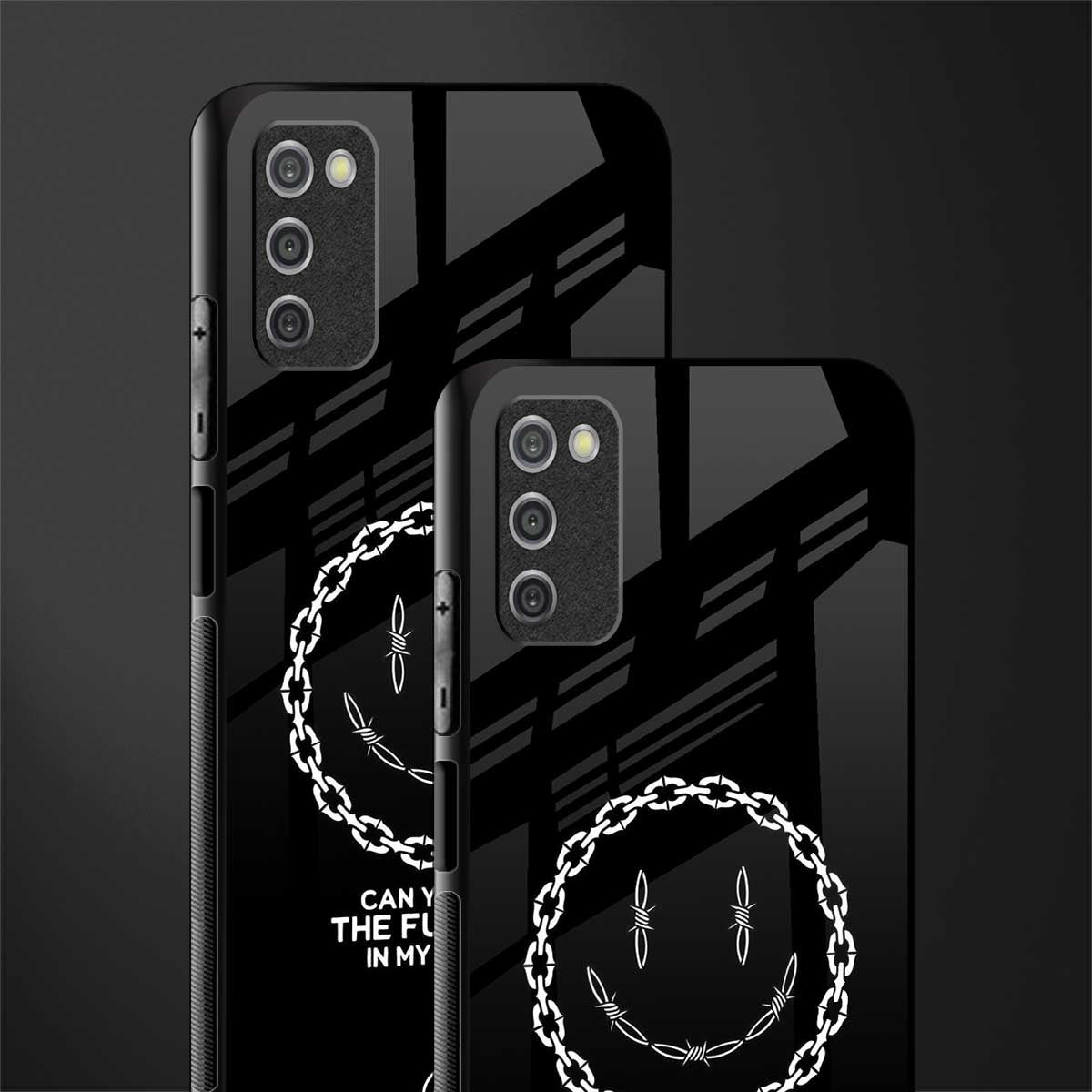 buzz off glass case for samsung galaxy a03s image-2