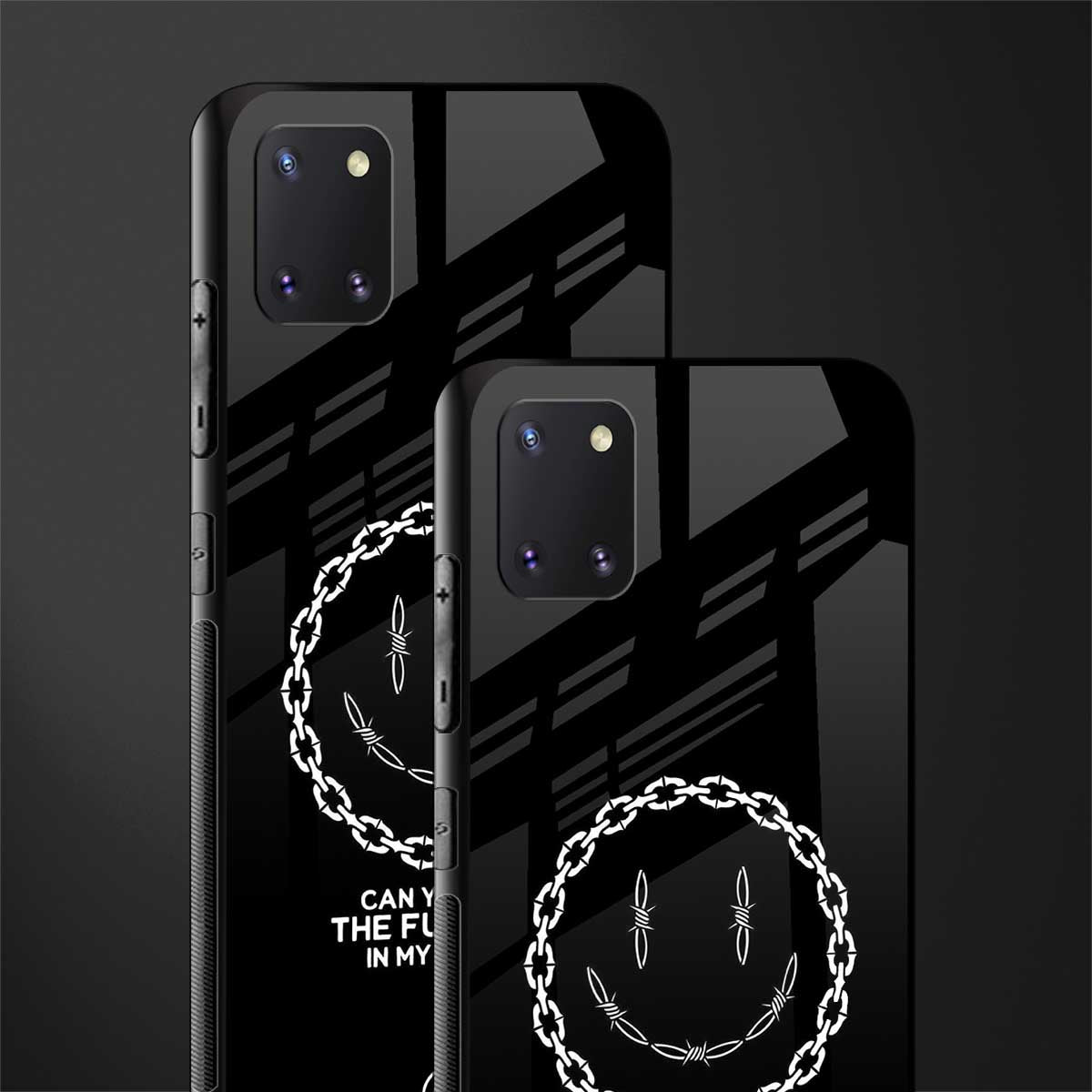 buzz off glass case for samsung a81 image-2
