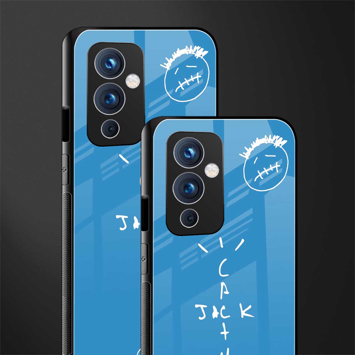 cactus jack back phone cover | glass case for oneplus 9