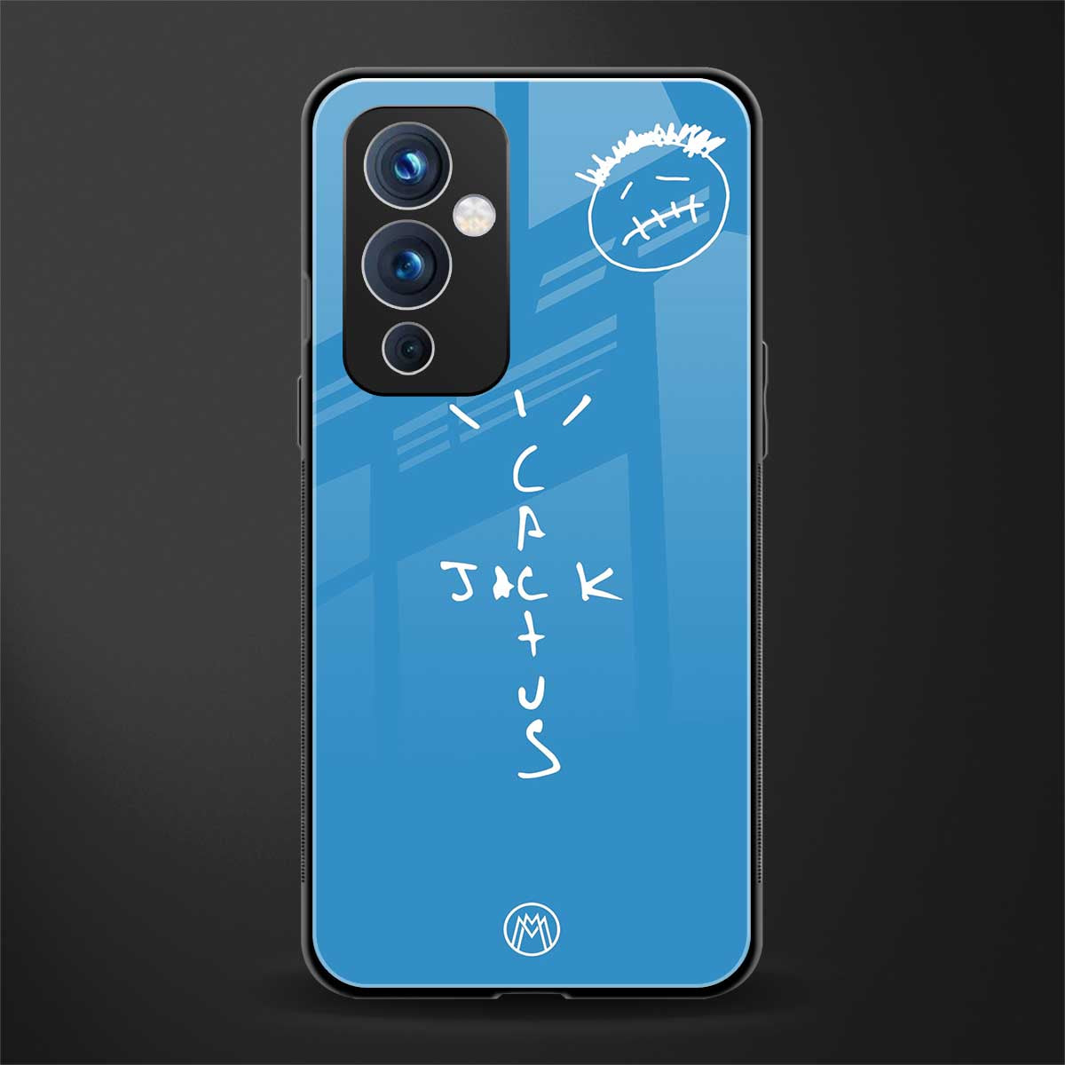 cactus jack back phone cover | glass case for oneplus 9