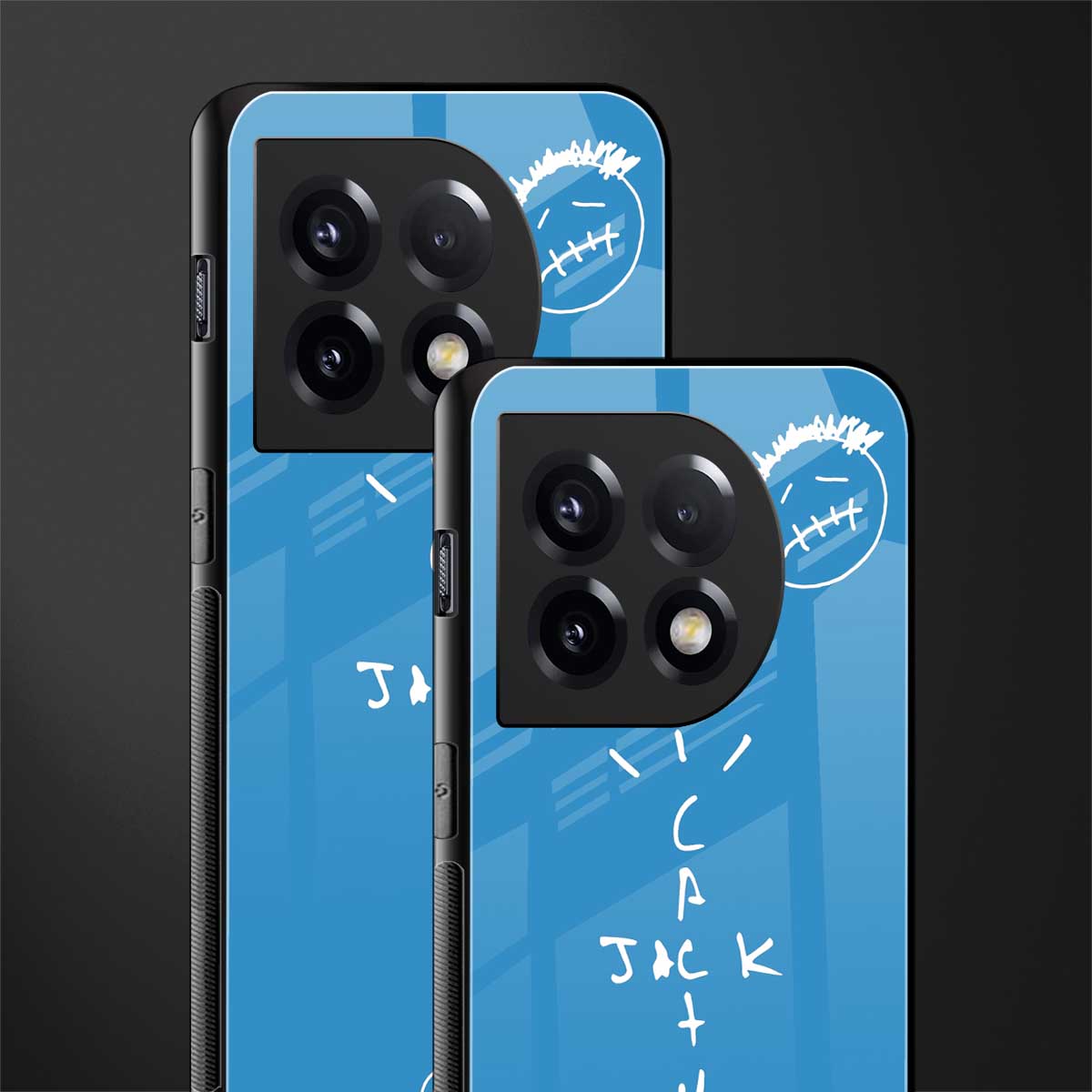 cactus jack back phone cover | glass case for oneplus 11