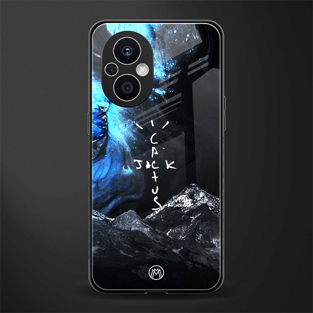 cactus jack travis scott back phone cover | glass case for oppo f21 pro 5g