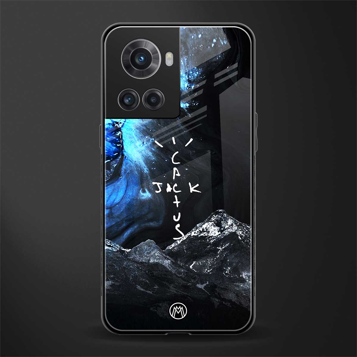 cactus jack travis scott back phone cover | glass case for oneplus 10r 5g