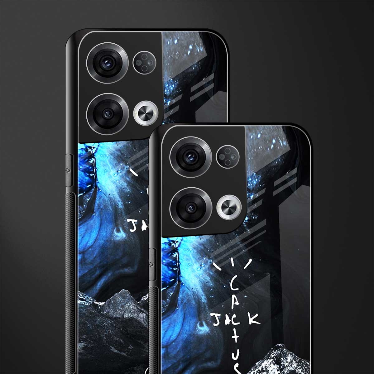 cactus jack travis scott back phone cover | glass case for oppo reno 8
