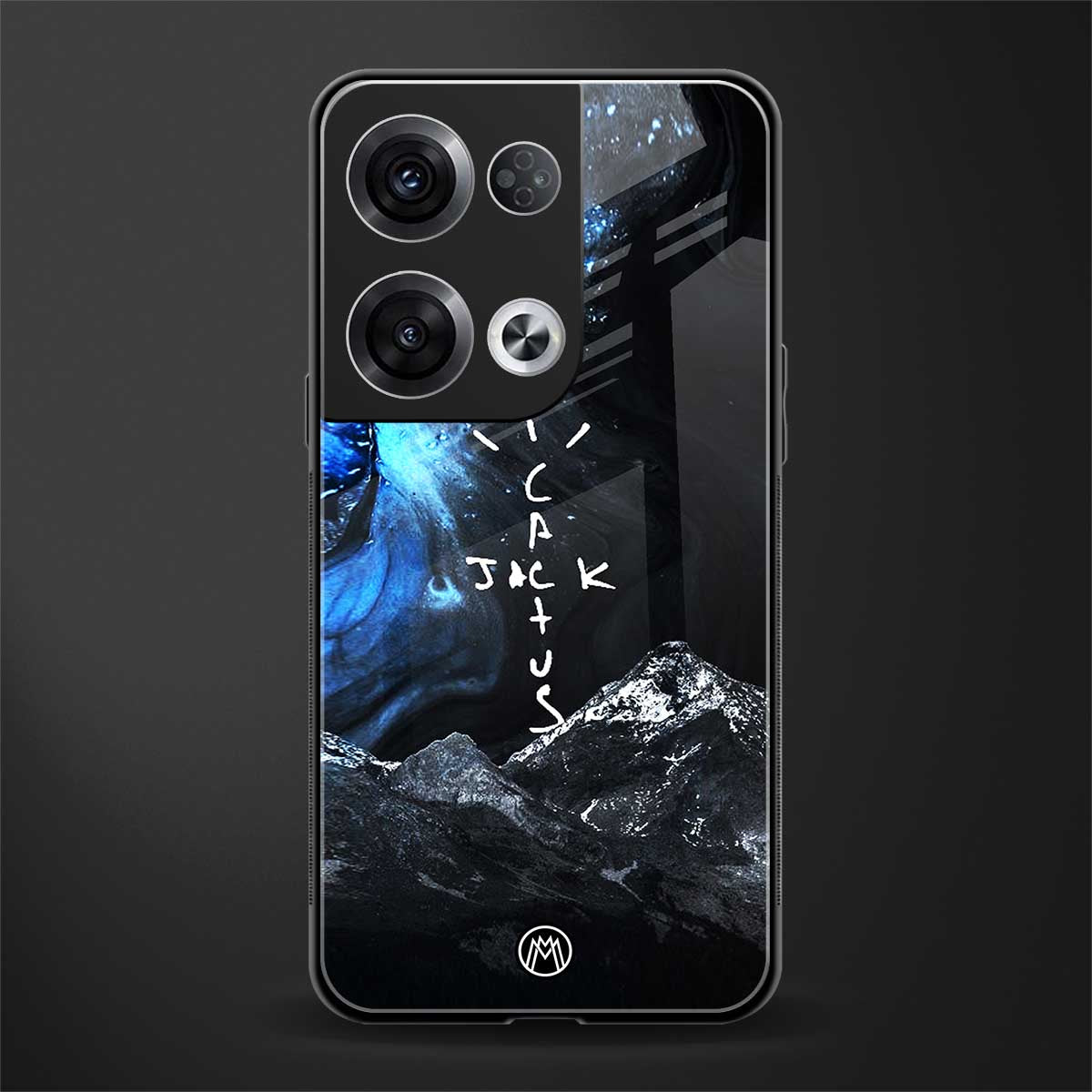 cactus jack travis scott back phone cover | glass case for oppo reno 8