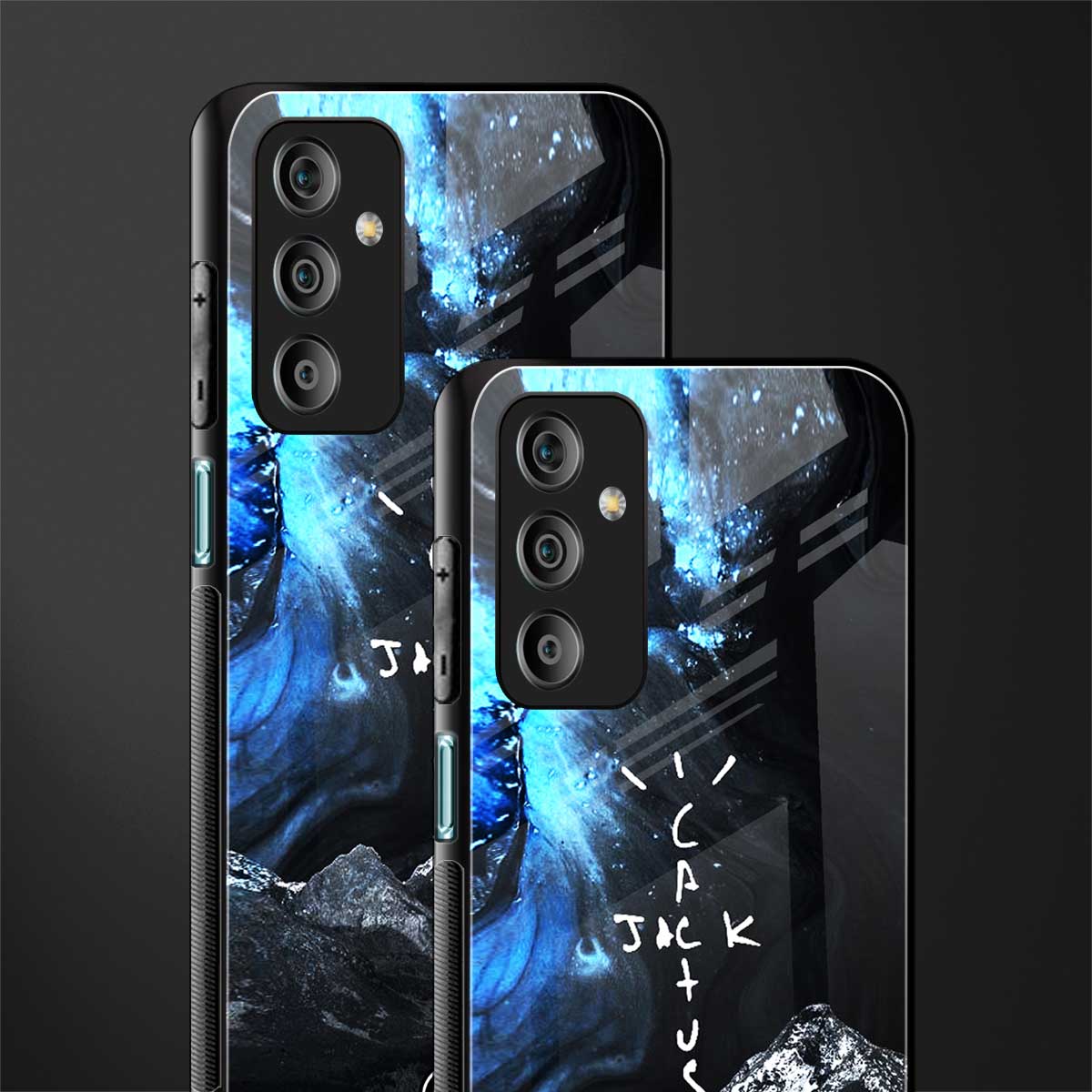 cactus jack travis scott back phone cover | glass case for samsung galaxy f23 5g