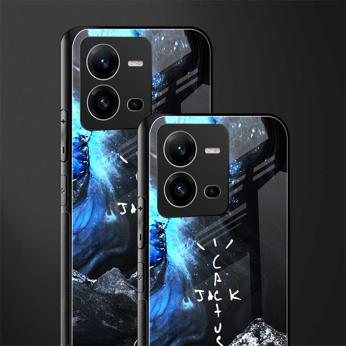 cactus jack travis scott back phone cover | glass case for vivo v25-5g