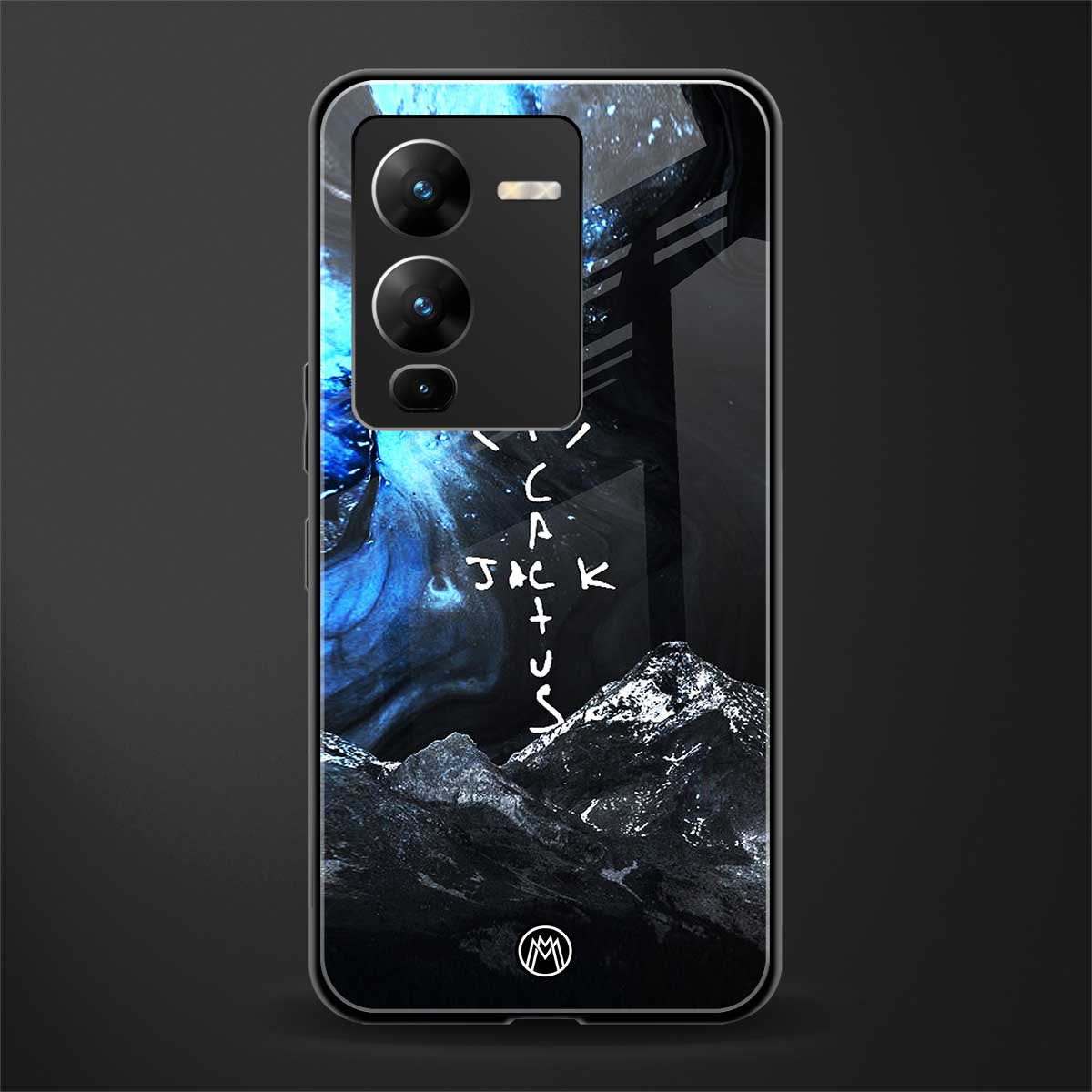 cactus jack travis scott back phone cover | glass case for vivo v25 pro 5g