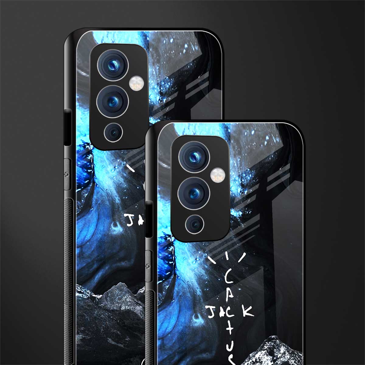 cactus jack travis scott back phone cover | glass case for oneplus 9