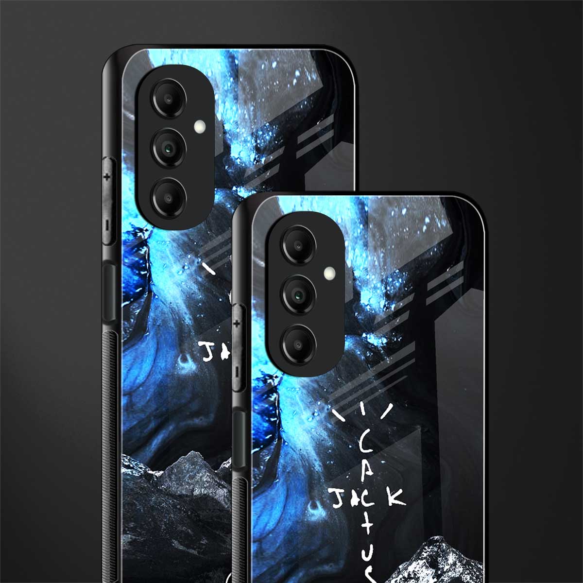 cactus jack travis scott back phone cover | glass case for samsung galaxy a14 5g