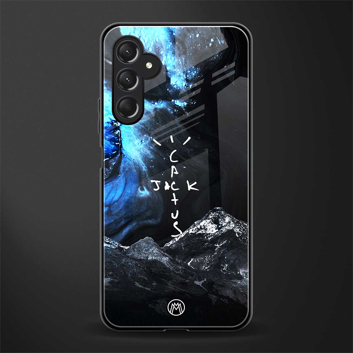 cactus jack travis scott back phone cover | glass case for samsun galaxy a24 4g