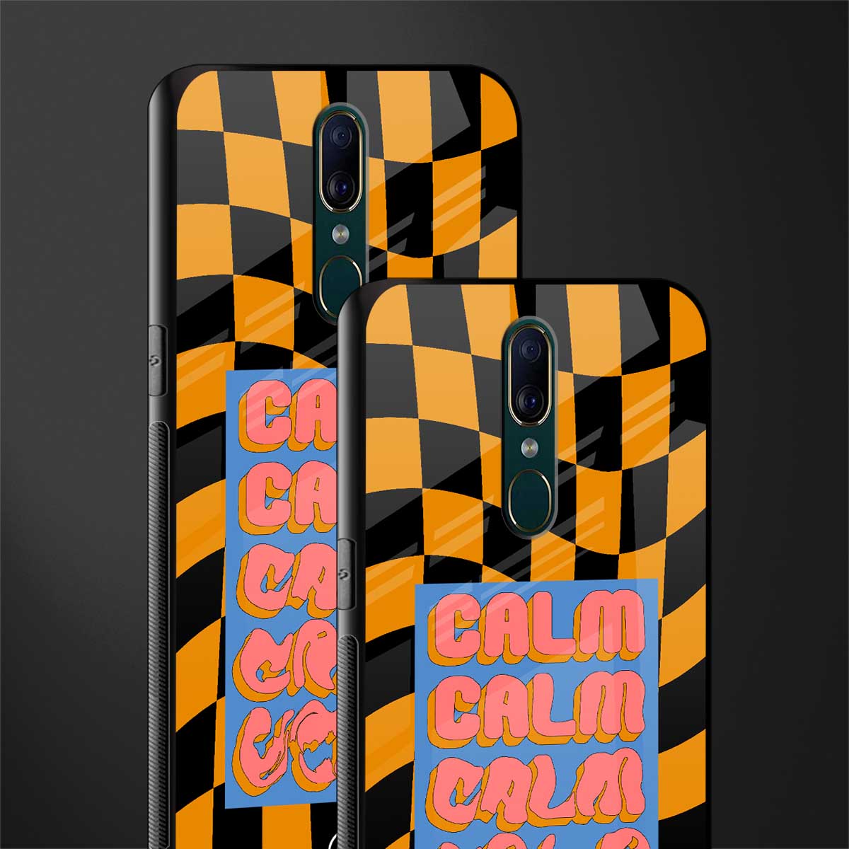 calm glass case for oppo a9 image-2