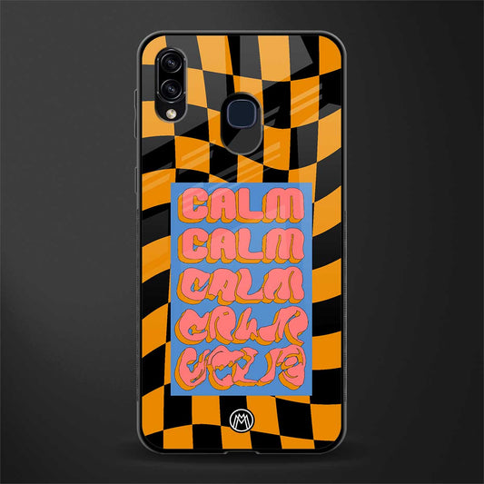 calm glass case for samsung galaxy a30 image