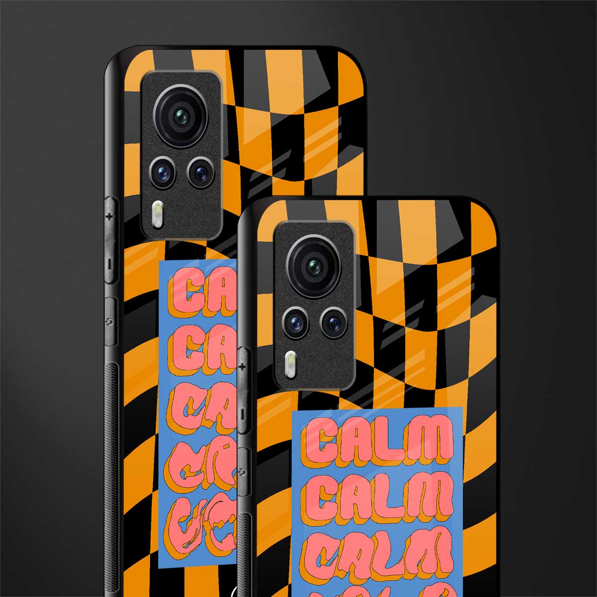 calm glass case for vivo x60 pro image-2