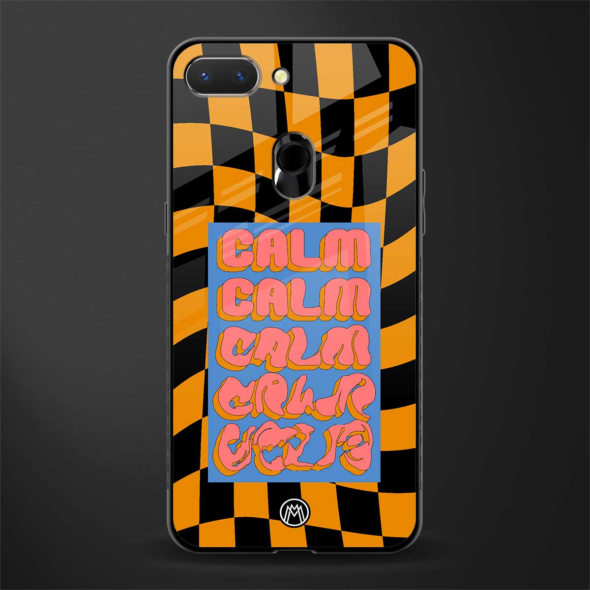 calm glass case for oppo a5 image