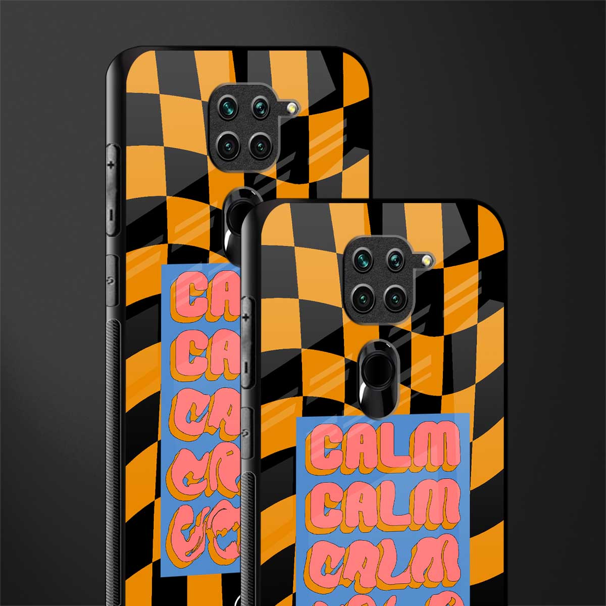 calm glass case for redmi note 9 image-2