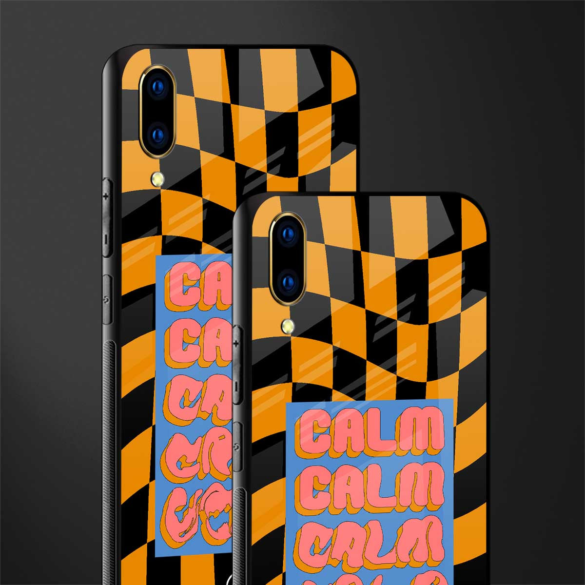 calm glass case for vivo v11 pro image-2