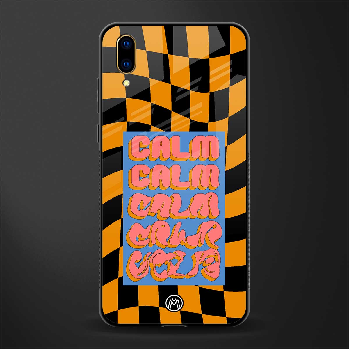 calm glass case for vivo v11 pro image