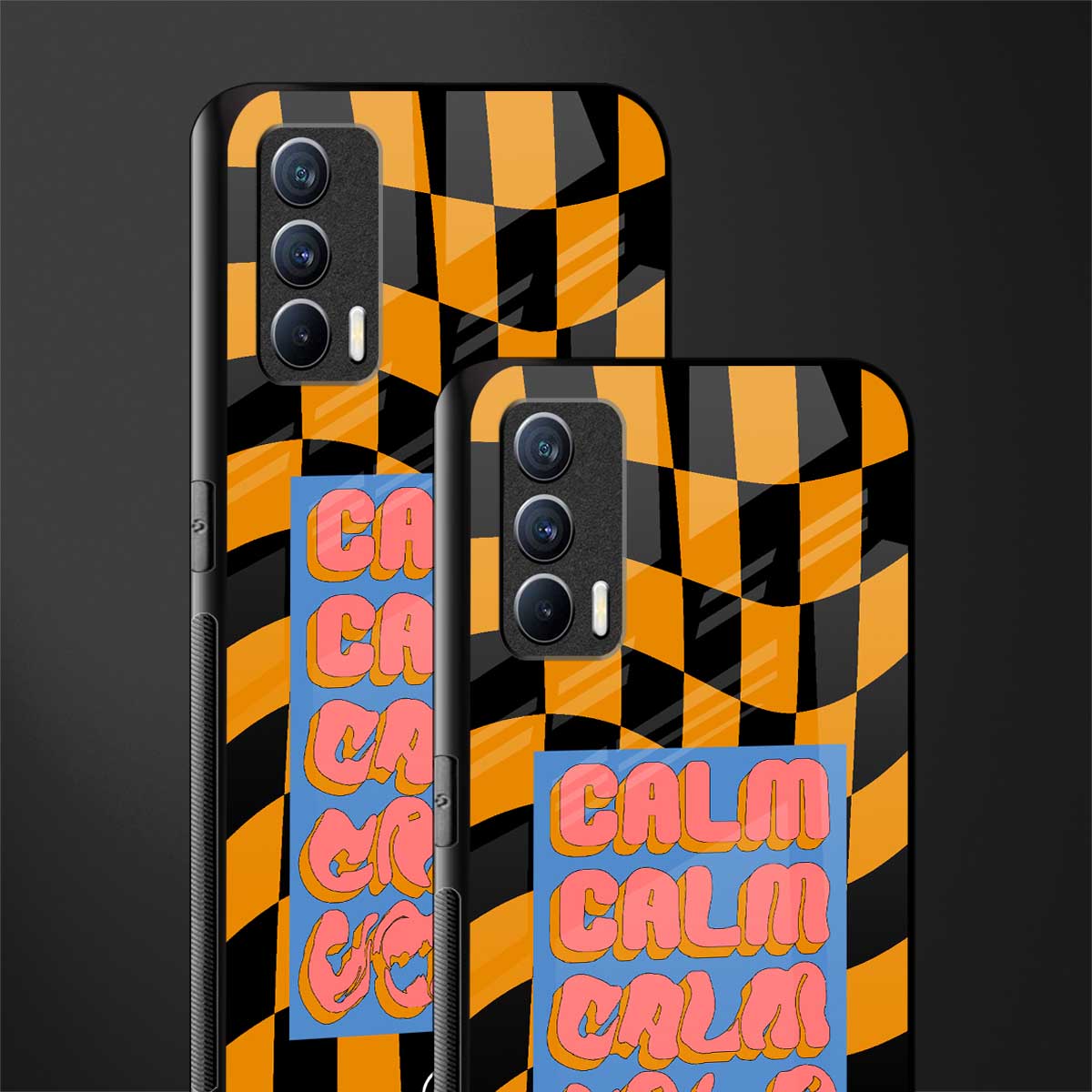 calm glass case for realme x7 image-2