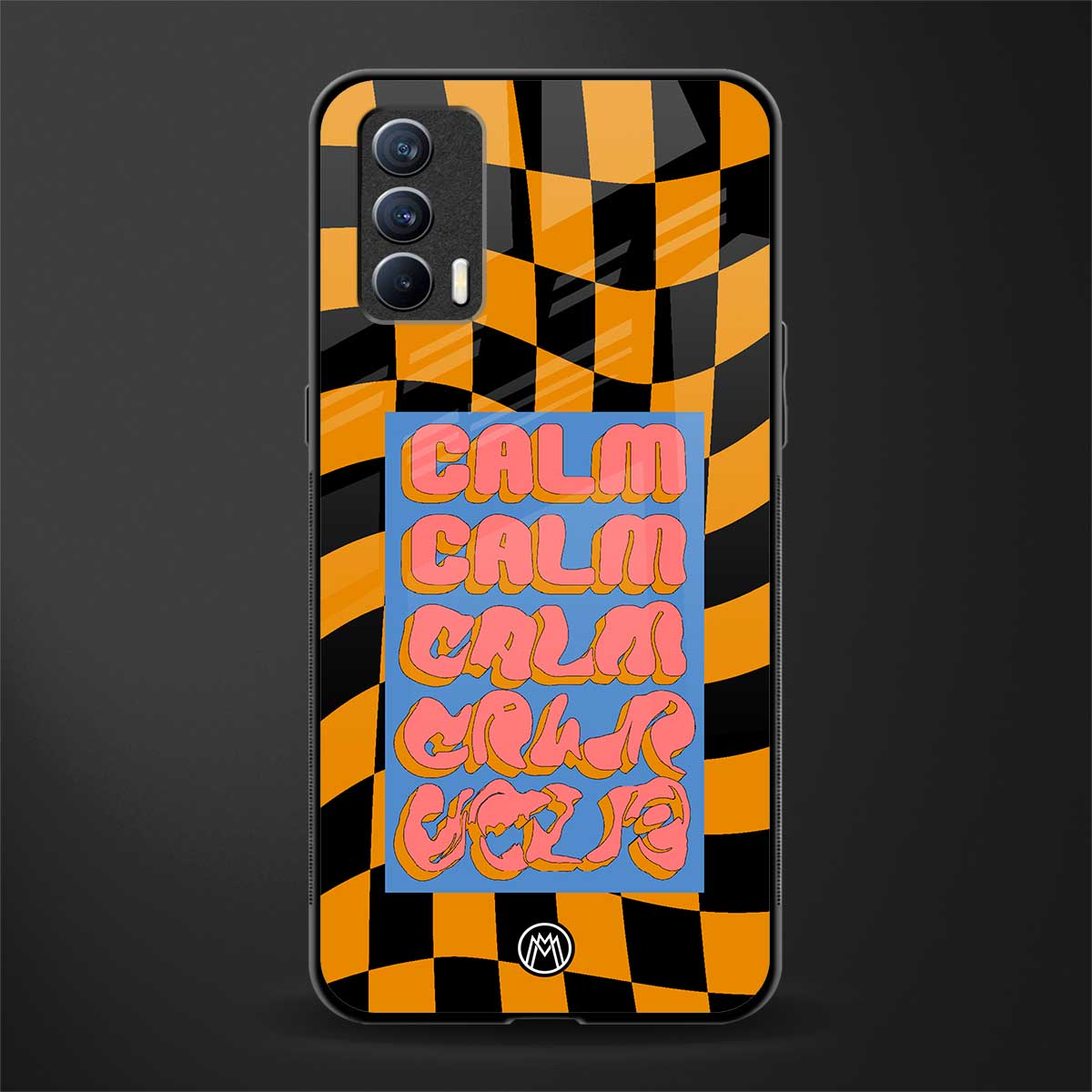 calm glass case for realme x7 image