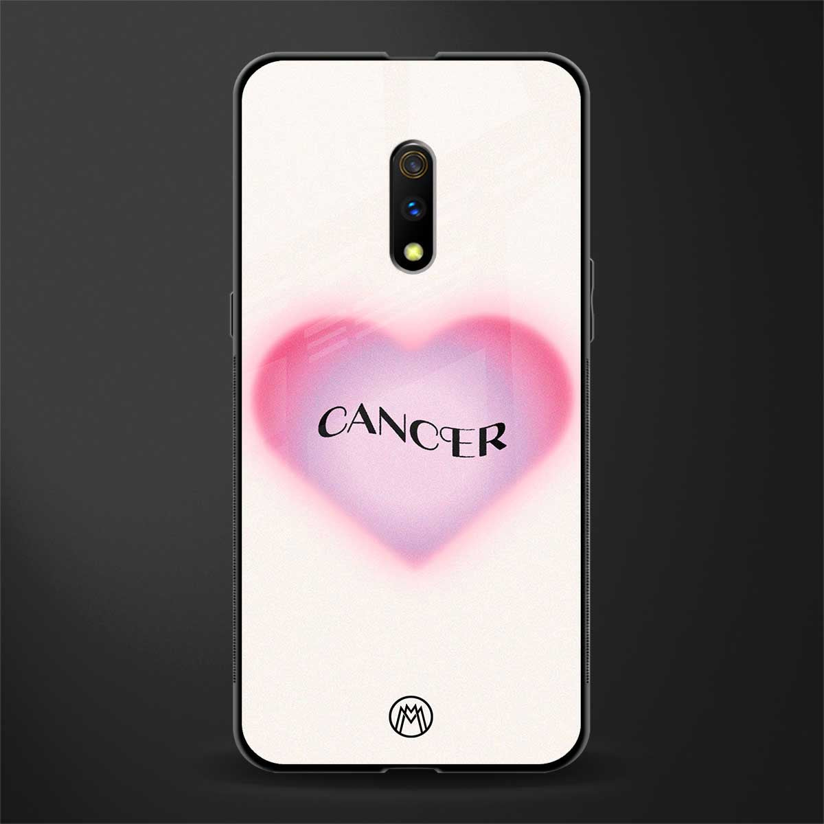 cancer minimalistic glass case for oppo k3 image