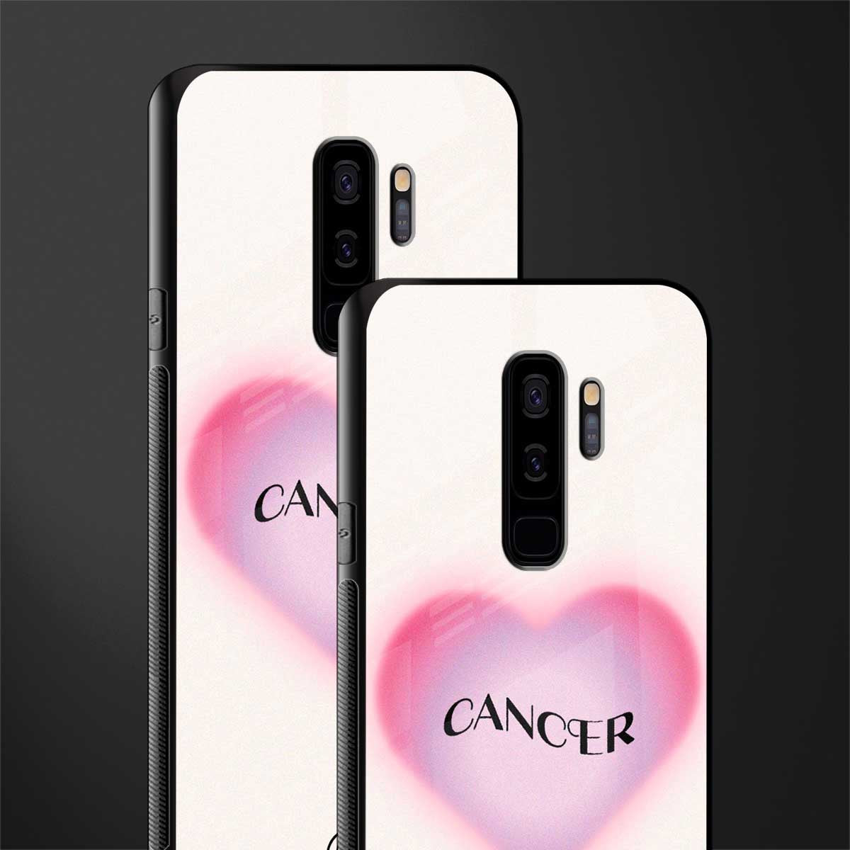 cancer minimalistic glass case for samsung galaxy s9 plus image-2