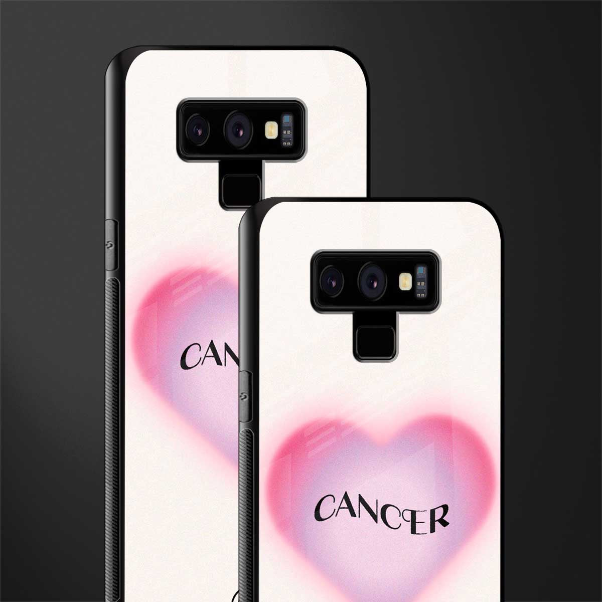 cancer minimalistic glass case for samsung galaxy note 9 image-2