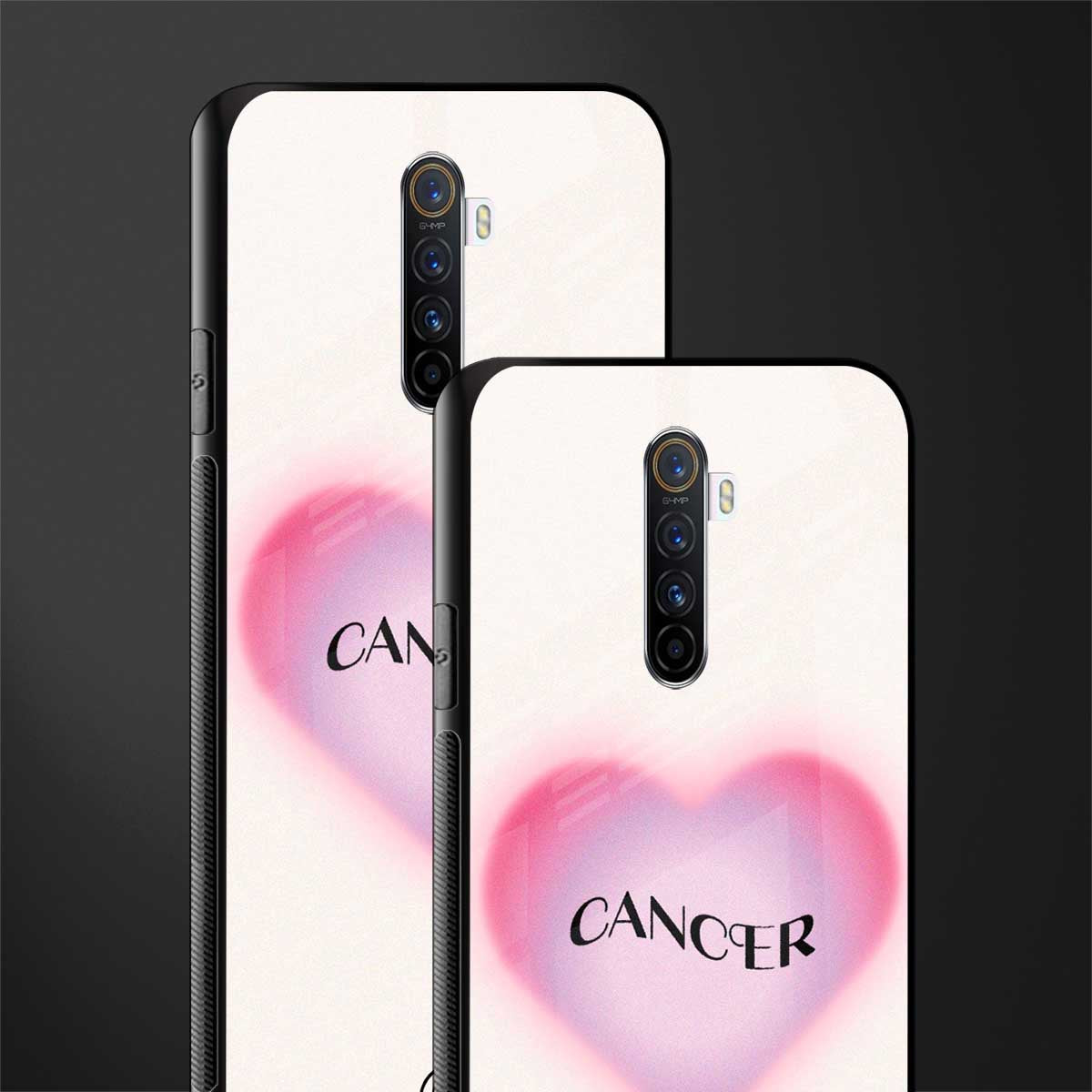 cancer minimalistic glass case for realme x2 pro image-2