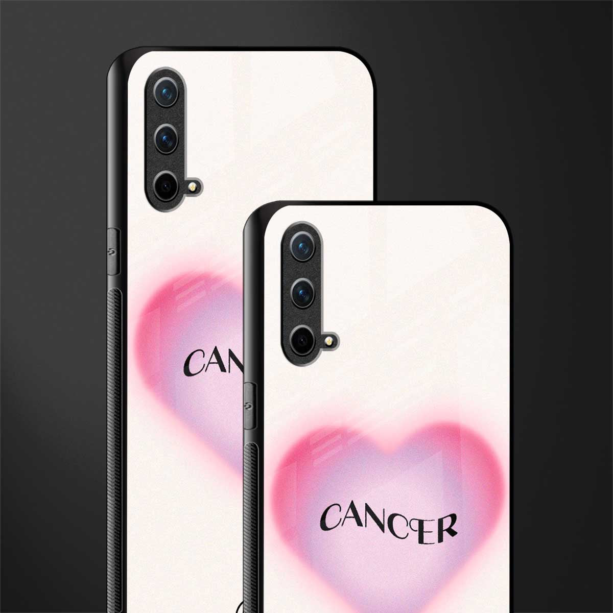 cancer minimalistic glass case for oneplus nord ce 5g image-2