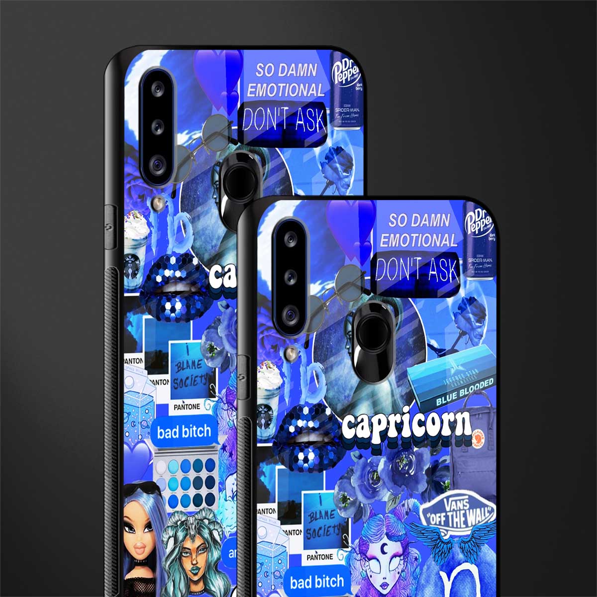 capricorn aesthetic collage glass case for samsung galaxy a20s image-2