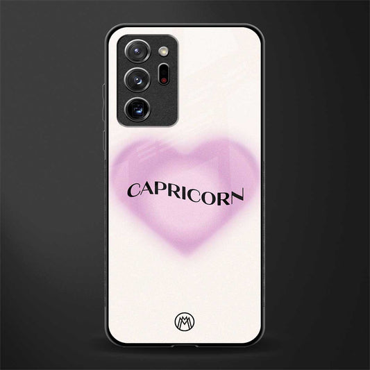 capricorn minimalistic glass case for samsung galaxy note 20 ultra 5g image