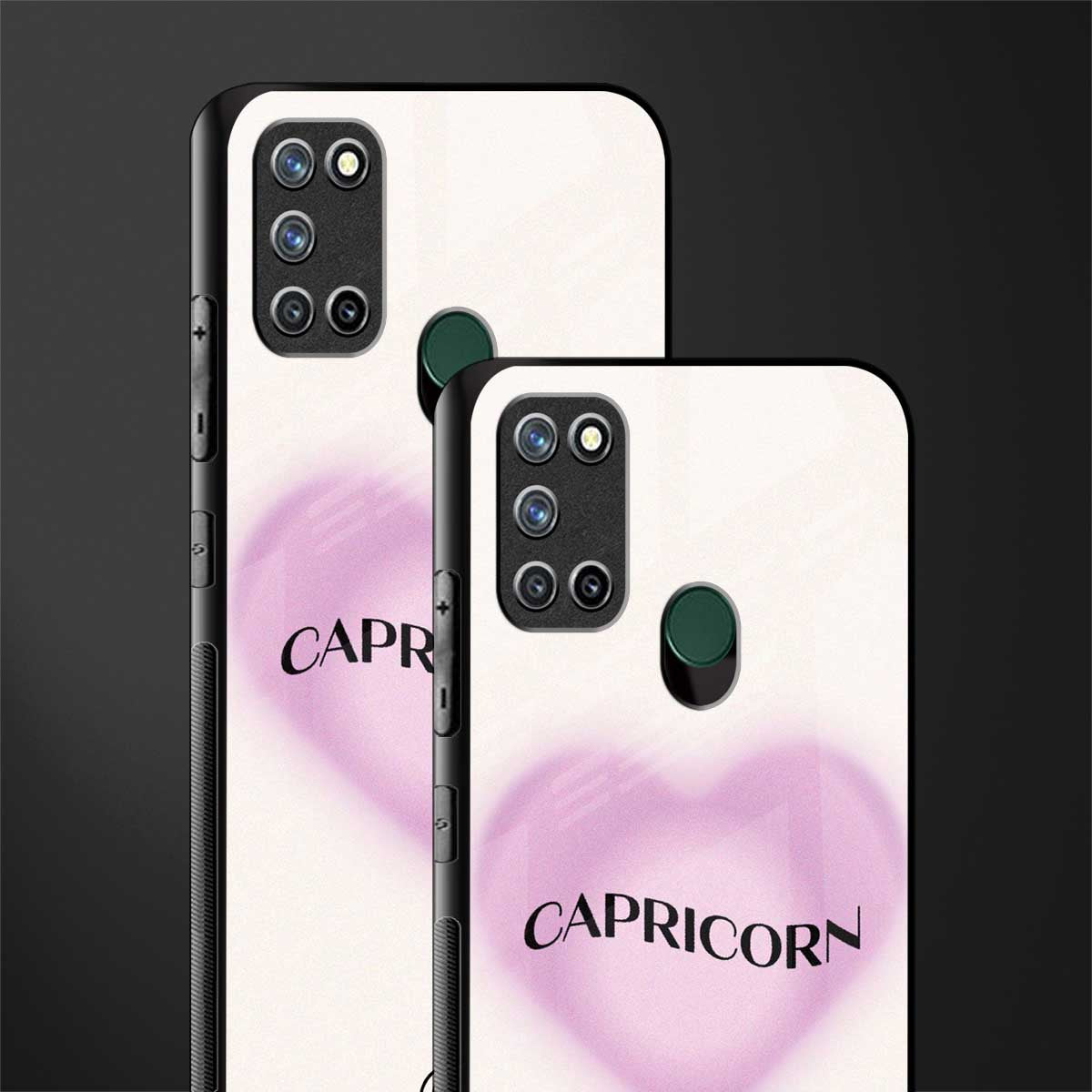 capricorn minimalistic glass case for realme 7i image-2