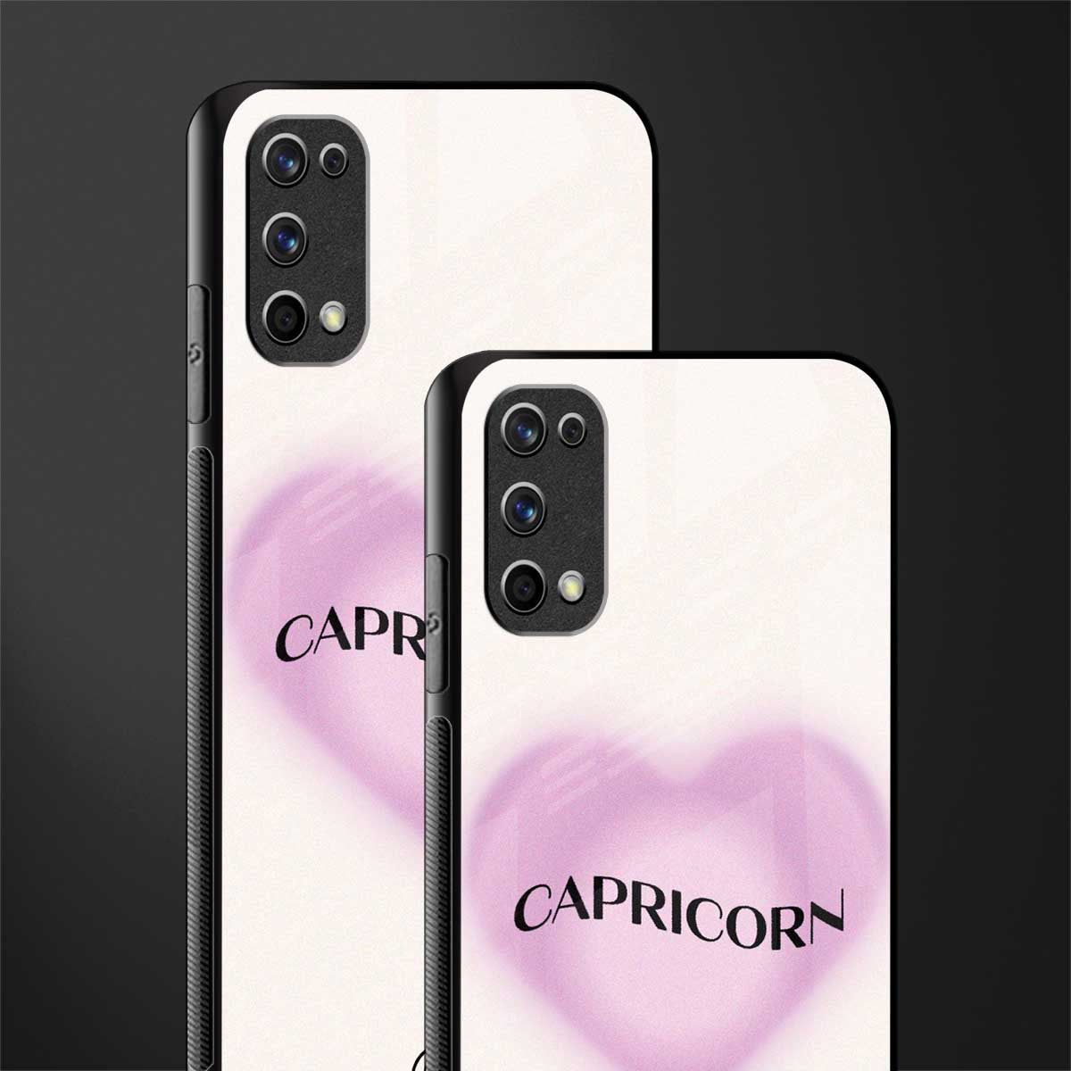 capricorn minimalistic glass case for realme 7 pro image-2