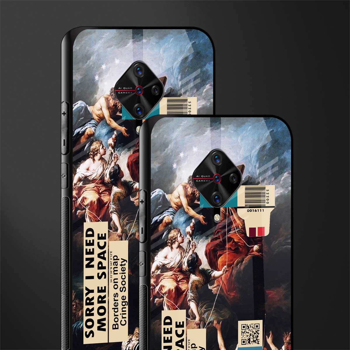 carlevanloo glass case for vivo s1 pro image-2